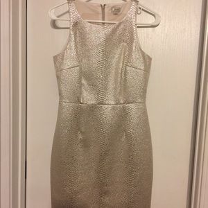 Cremiux gold textured dress